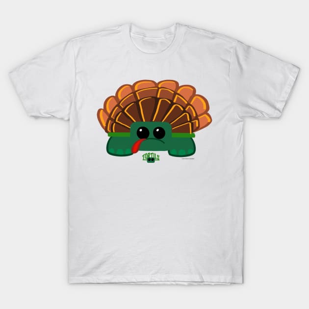 Tortil™ Turkey Day! T-Shirt by skrbly